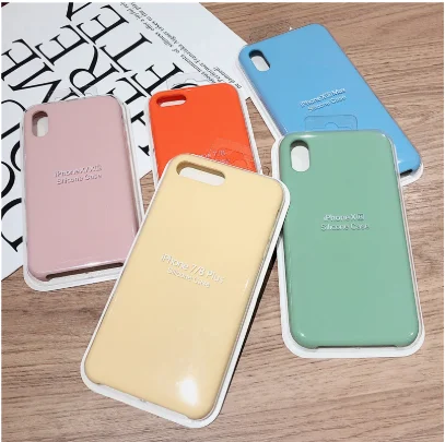 

Colorful Luxury Case For iPhone SE 2020 Silicone Case For Apple iPhone 11 Pro 7 8 PLus 6 6S X XR X online hot sell case