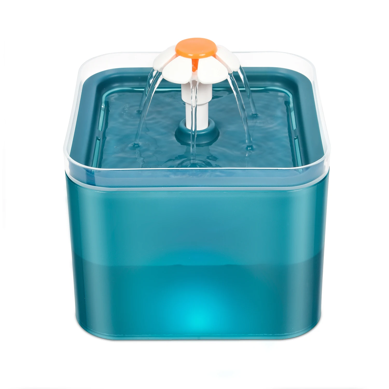 

ZMaker 2L Automatic Circulation Pet Water Fountain For Cats Dog Water Dispenser Cat Drinking Water Fountain, Cyan,blue,grey,orange