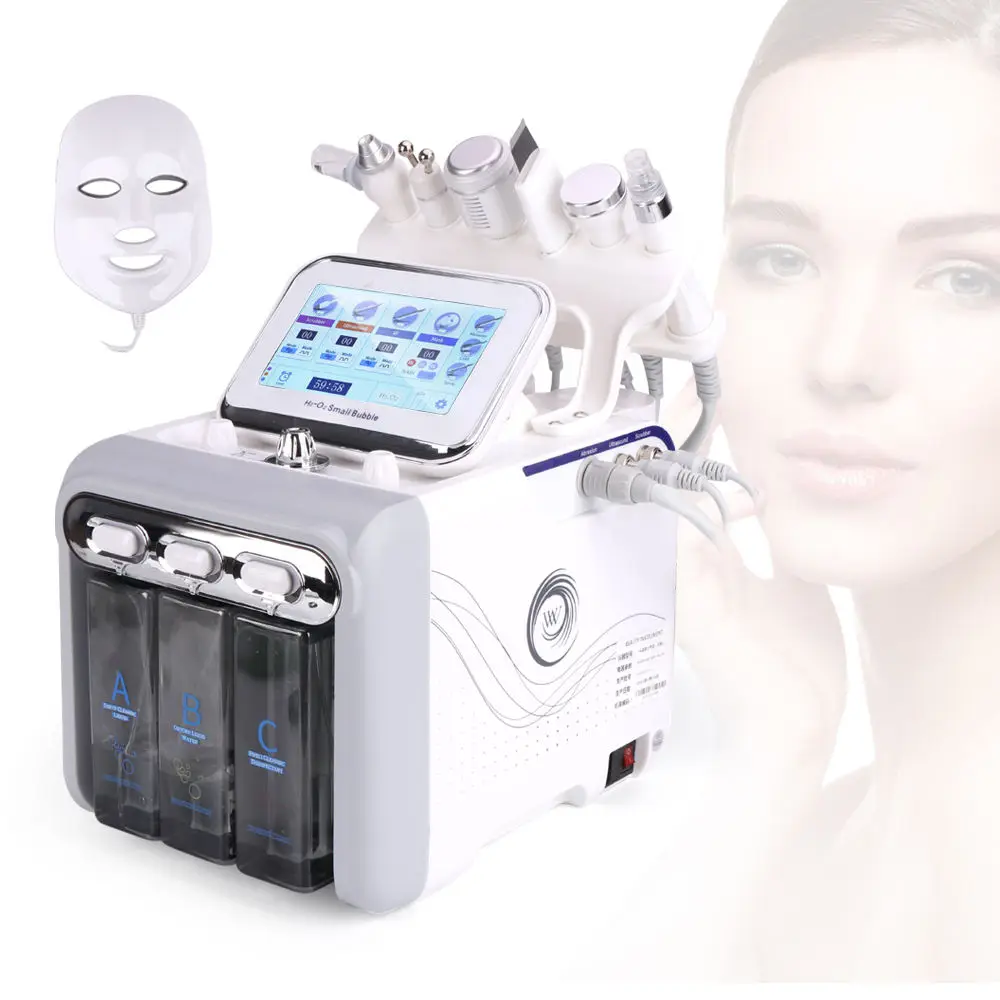 

High Quality 7 in 1 Hydro Oxygen Jet Small Bubble Facial Beauty Aqua Hydra Peeling Facials Microdermabrasion Machine