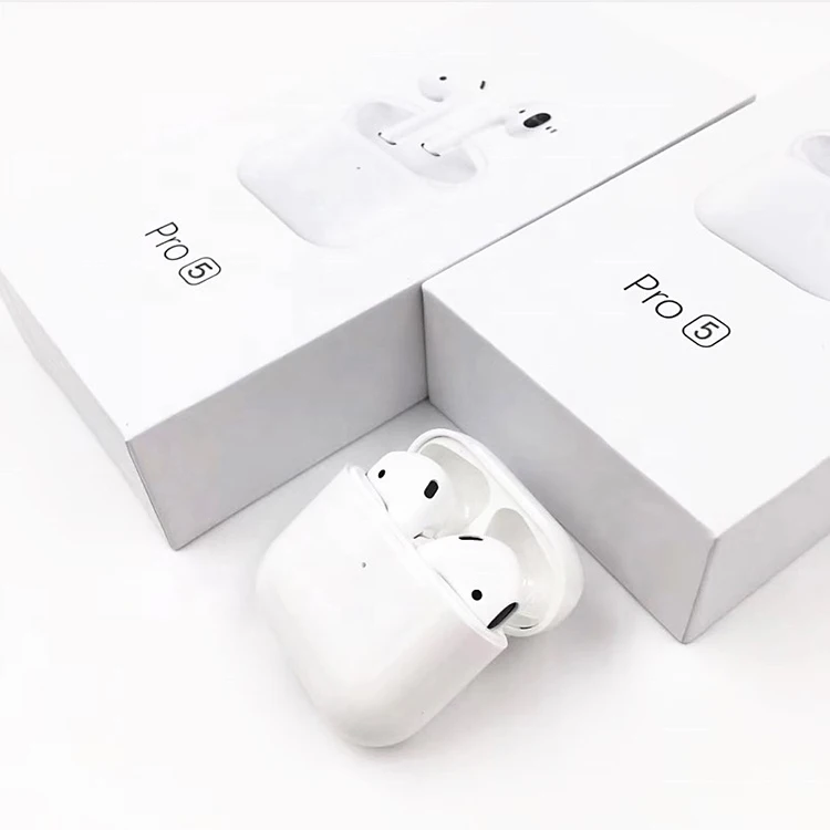 

Air Pro 4 pro 5 Portable 5.0 Mini Wireless Earphones Airpro4 In-ear Wireless Headphone wireless earphone pods tws pro4, Black white