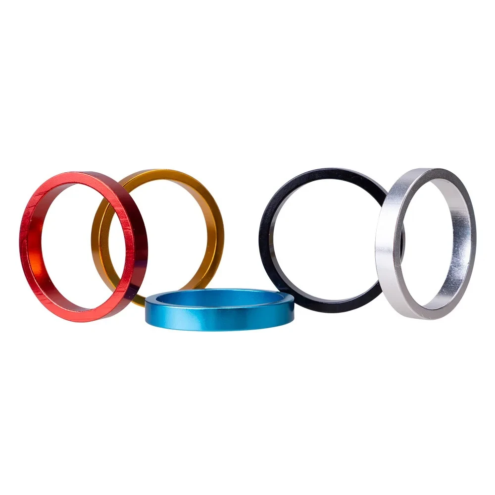 

ZTTO Aluminum Alloy MTB Bicycle Headset Spacers Rings 28.6mm Spacers 5/10/15mm Bike Stem Spacer Washer