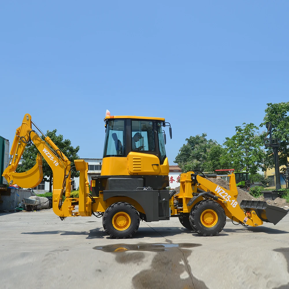

4 Wheel Drive New Retro excavator Backhoe And Loader Backhoe Loader Excavator small backhoe loader for sale