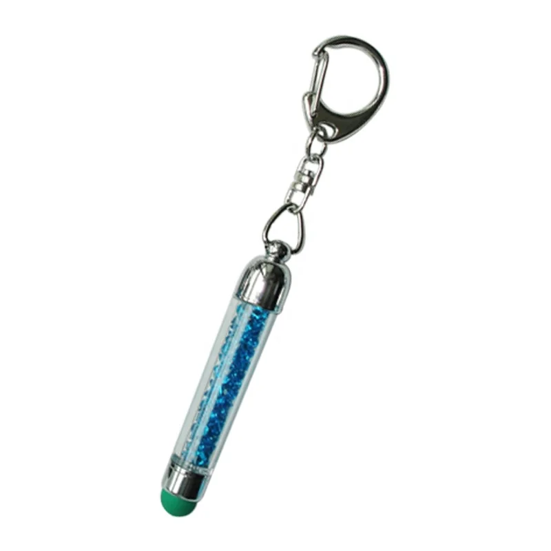 

Popular Keyring Smartphone Touch screen Pen Mini Crystal Capacitive Touch Screen Stylus Pen For iPhone iPad Phone Accessories