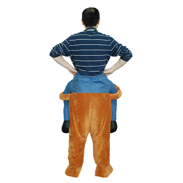 funny teddy bear back pants animal devil pants prosthetic legs
