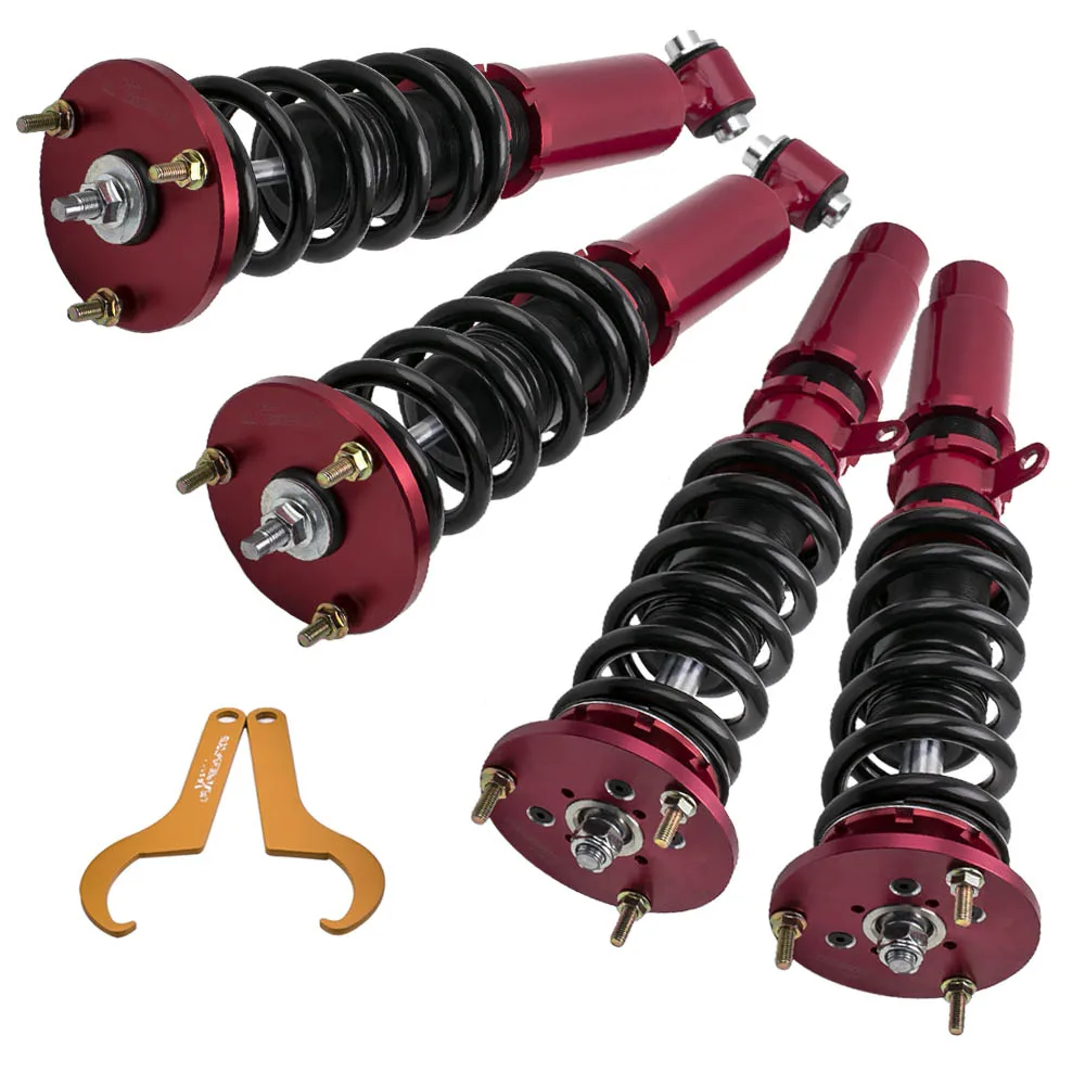

maXpeedingrods Coilovers For BMW 5 Series E60 2004-2010 523 525 528 530 535 Shock Absorber Struts Red