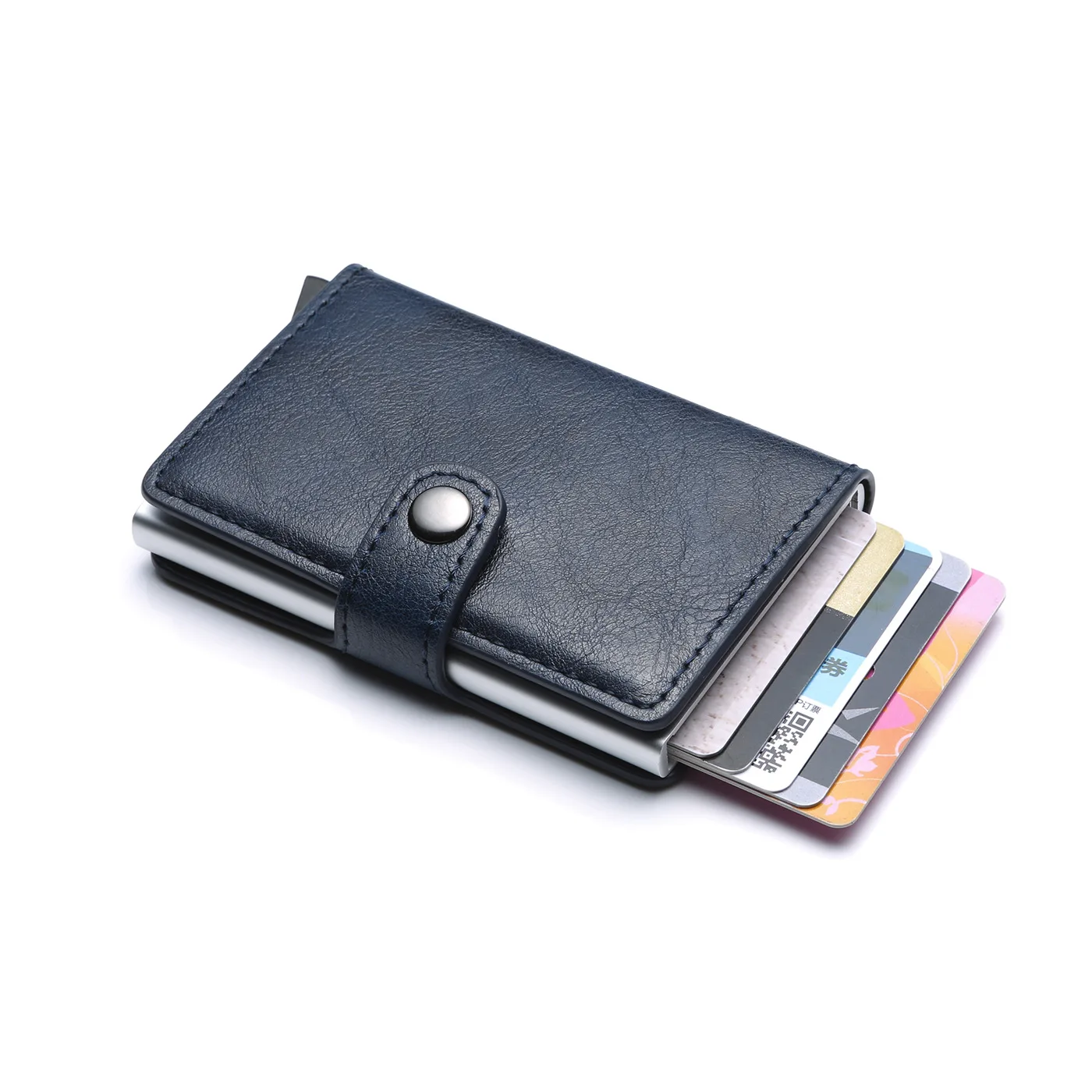 

Credit Card Holder RFID Blocking Slim Wallet PU Leather Vintage card holder, Customized