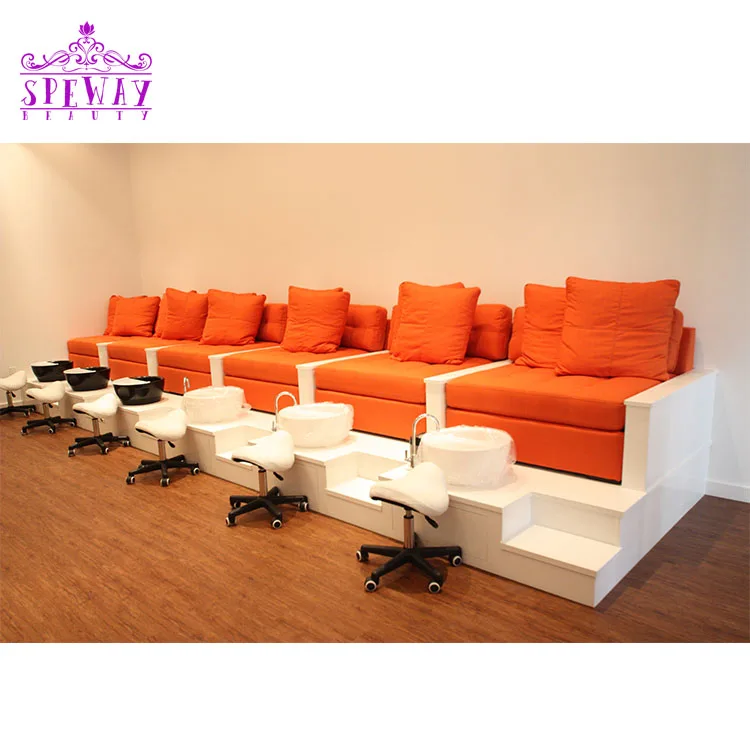 

wholesale elegant spa pedicure benches cheap salon foot spa pedicure chairs with pipeless jet, Optional
