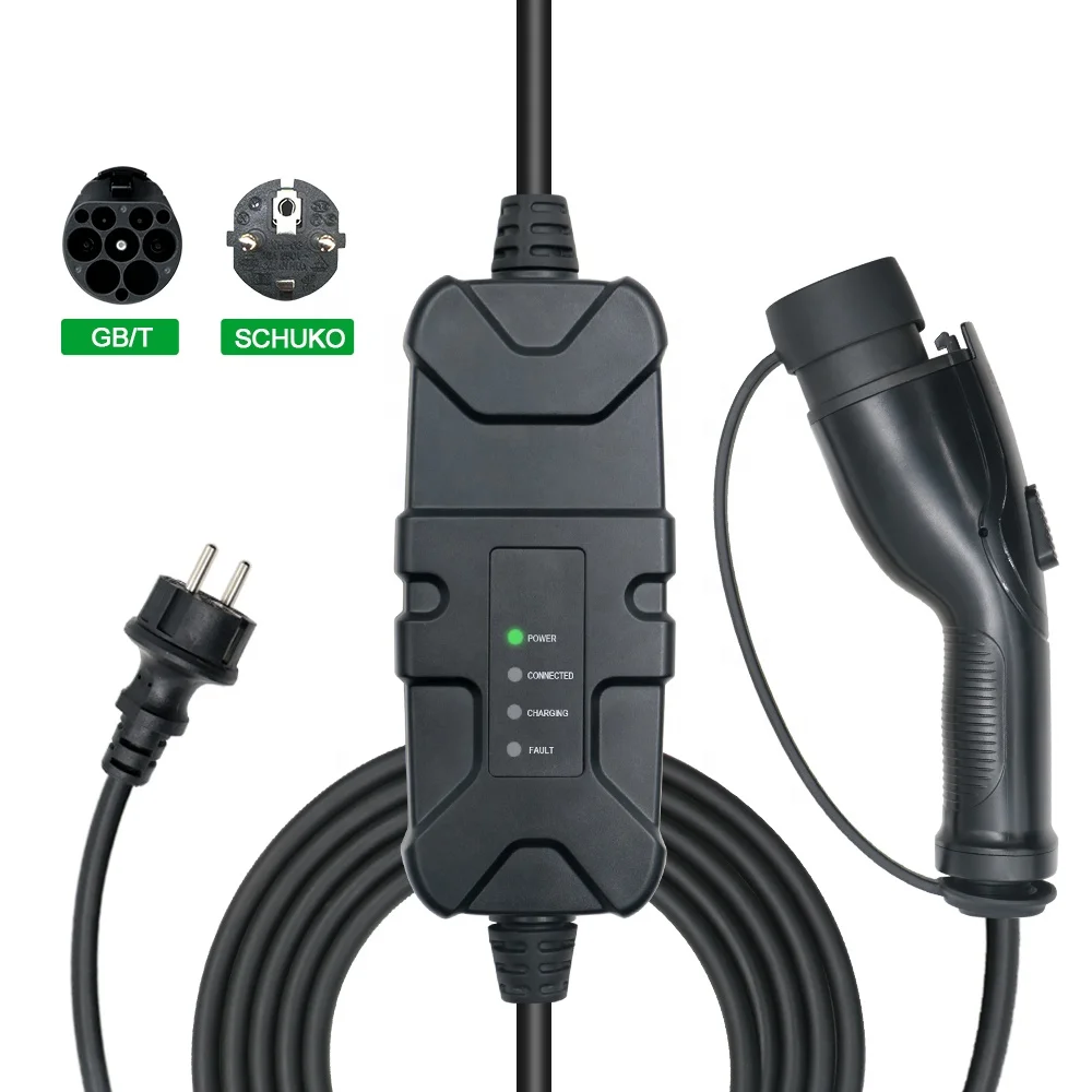 

ISIGMA 16A Chinese electric vehicle Level 2 EV charger portable charger with GBT plug for gbt Car