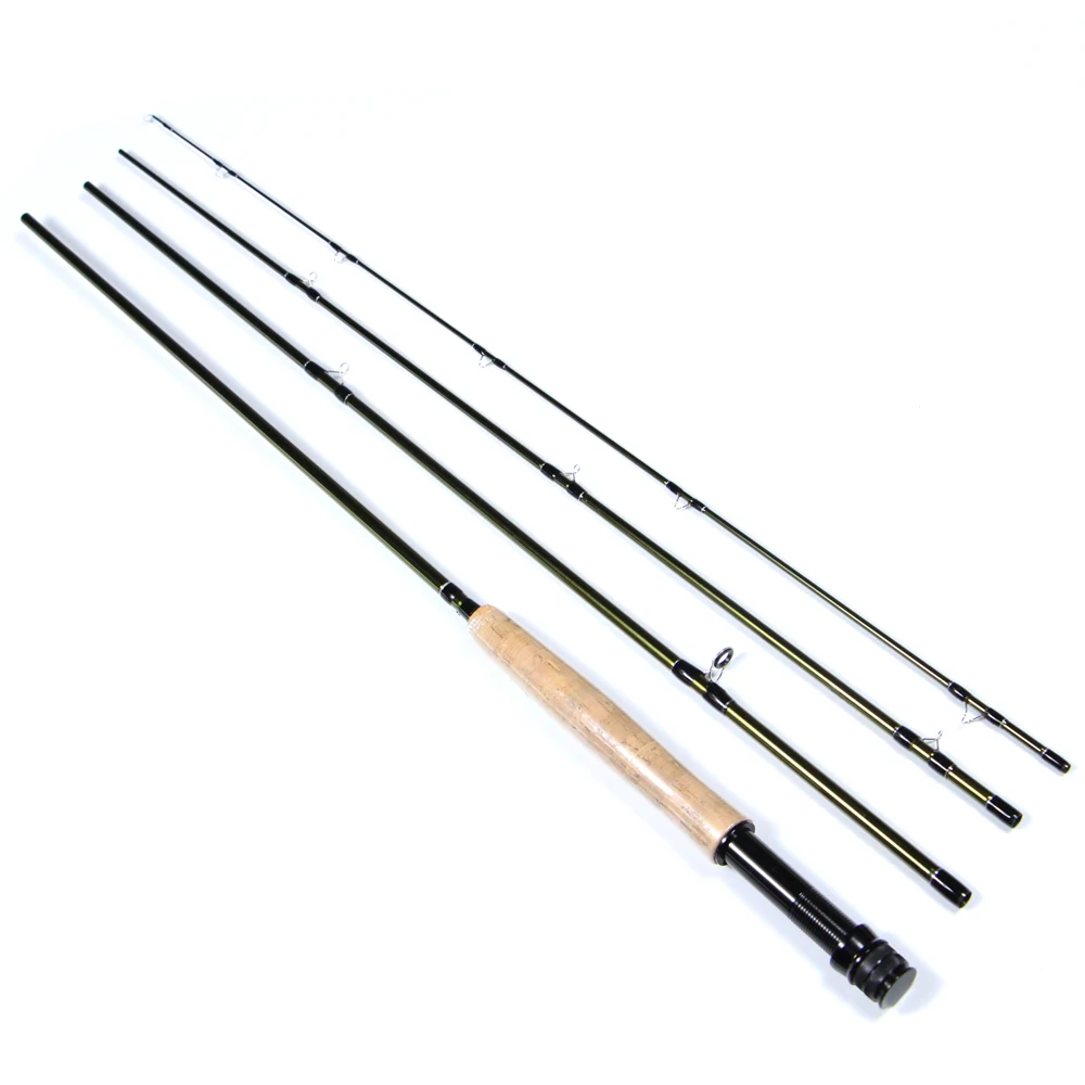 

Fly Fishing Rod 4 Piece Lightweight Ultra-Portable Graphite Fly Rod
