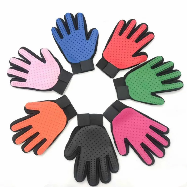 

Pet Grooming Glove Efficient Remover Fur Hair Remover Five Finger Pet Grooming Brushing