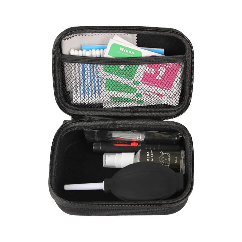 

Professional Cleaning Kit for LCD Cameras Cellphones Sensitive Electronics Bundle Microfiber Refillable Spray Bottle Cleaner, Black