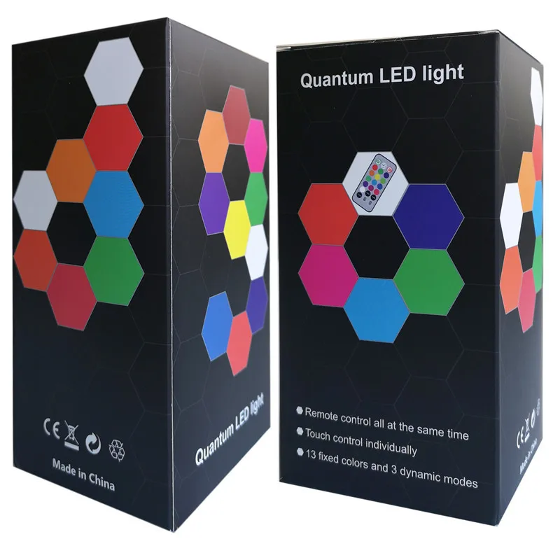 Rgb Lighting Wall Design Led Remote And Touch Quantum Lamp