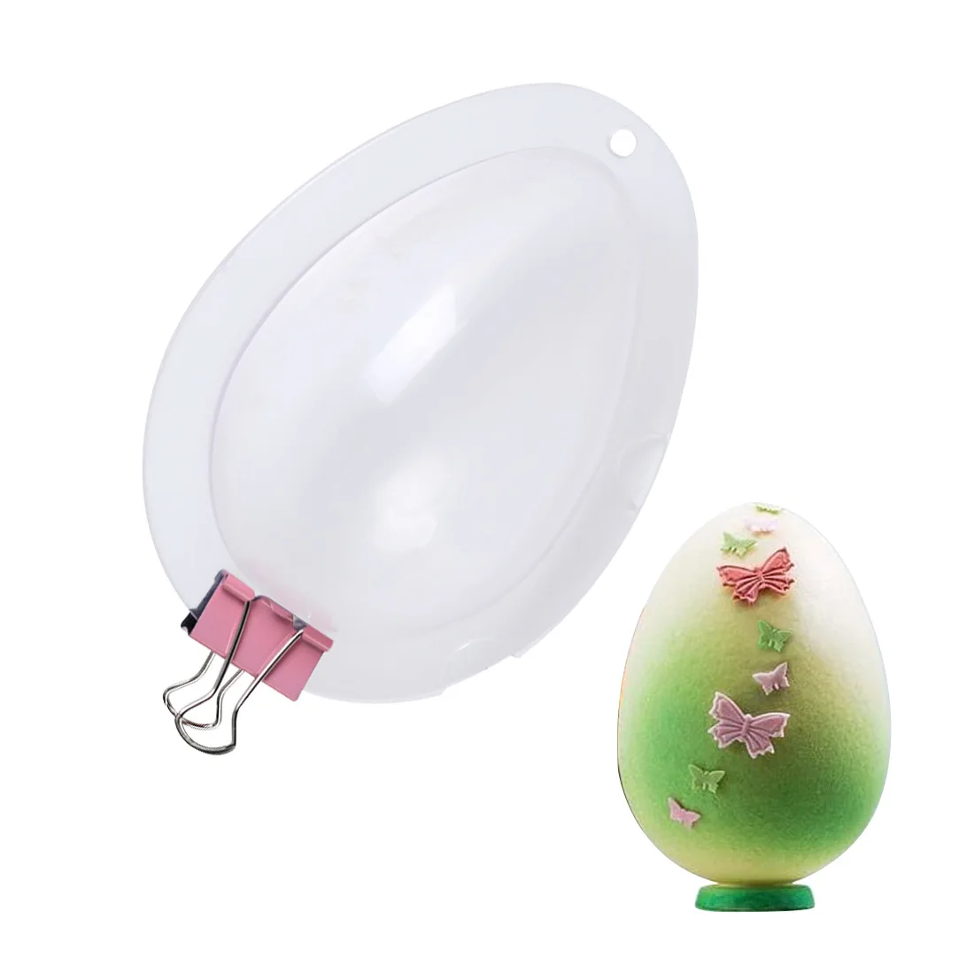 

Fusimai Baking Handmade Jelly Plastic Mould Easter Egg 3d Dinosaur Egg Chocolate Acrylic Mold