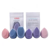 

Wholesale private label pink Best selling products 2019 in USA Hot pink Beauty Microfiber Makeup sponge