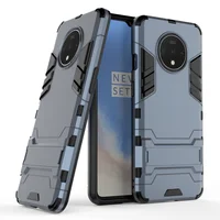 

New mould shockproof hybrid armor tpu pc convenient invisible kickstand phone case for oneplus 7t cover