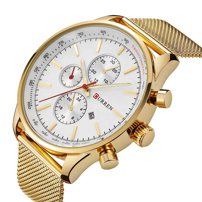 

Curren 8227 New Fashion Man Watch Business Calendar Quartz Analog Clock Stainless Steel Strap Luxury Male Watches Men Wrist, According to reality