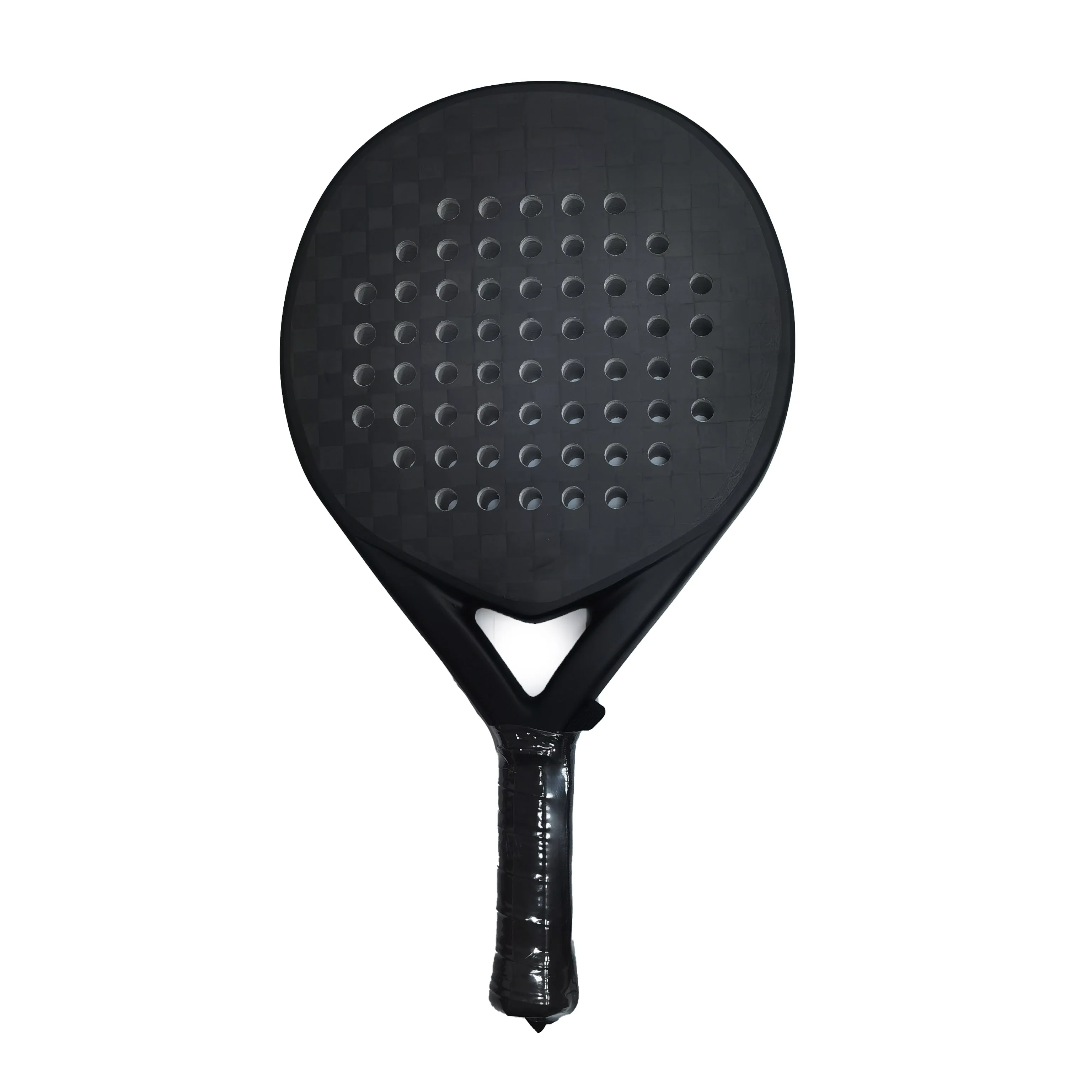 

Professional Manufacturer Good Quality Custom Design 12K Padel Tennis Racket Carbon Fiber Grip Tennis Racket, Blue+black