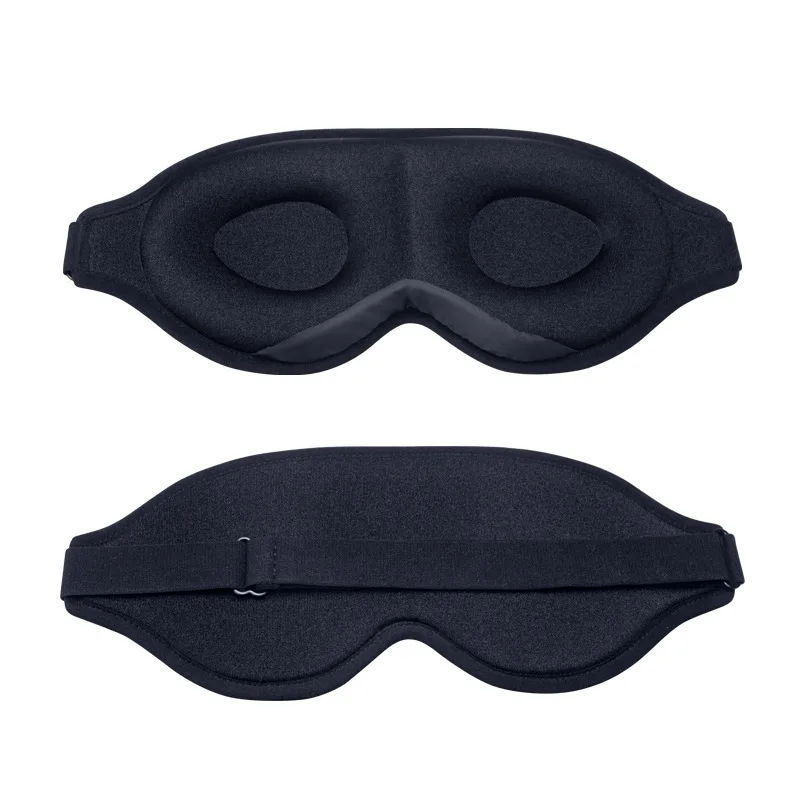 

Wholesales Softer 3D Contoured 100% Blackout Comfortable Customized Silk Sleeping Memory Foam 3D Sleeping Eye Masks