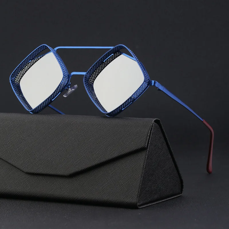 

2022 New Unisex Rhombic Sunglasses Steampunk Men Women Stylish Diamond Type Cool Retro Blogger Eyewear Wholesale 2190