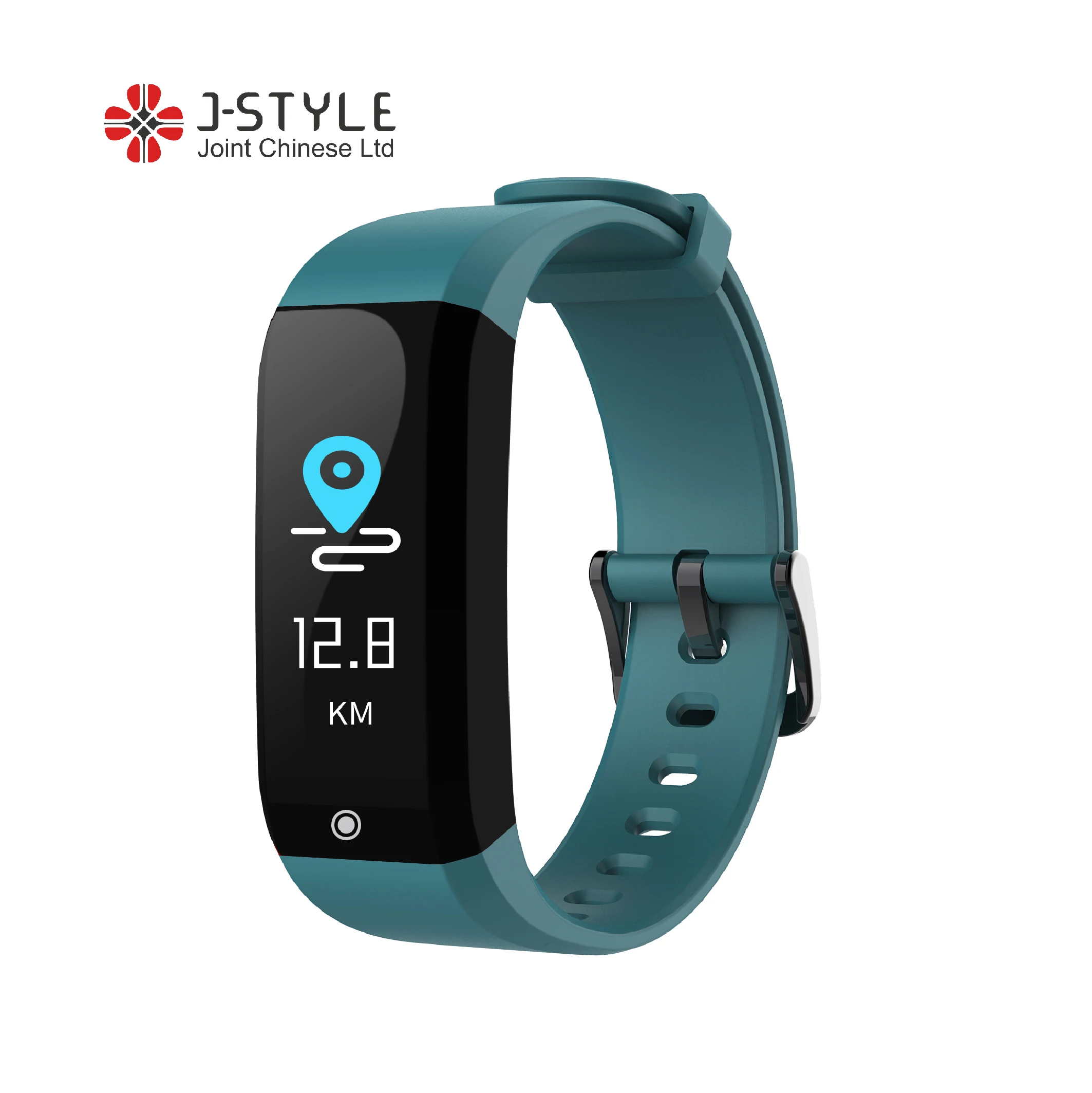 

Touch Fitness Tracker Smart Bracelet Smartband Health Fitness Smart Wrist Band Heart Rate Monitor Smart Band, Black, slate