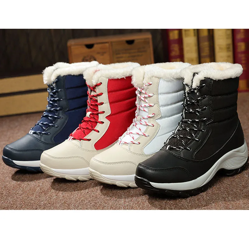 

2020 Newest Kids and Lady Snow Boots Winter Waterproof Warm Snow Boots Woman