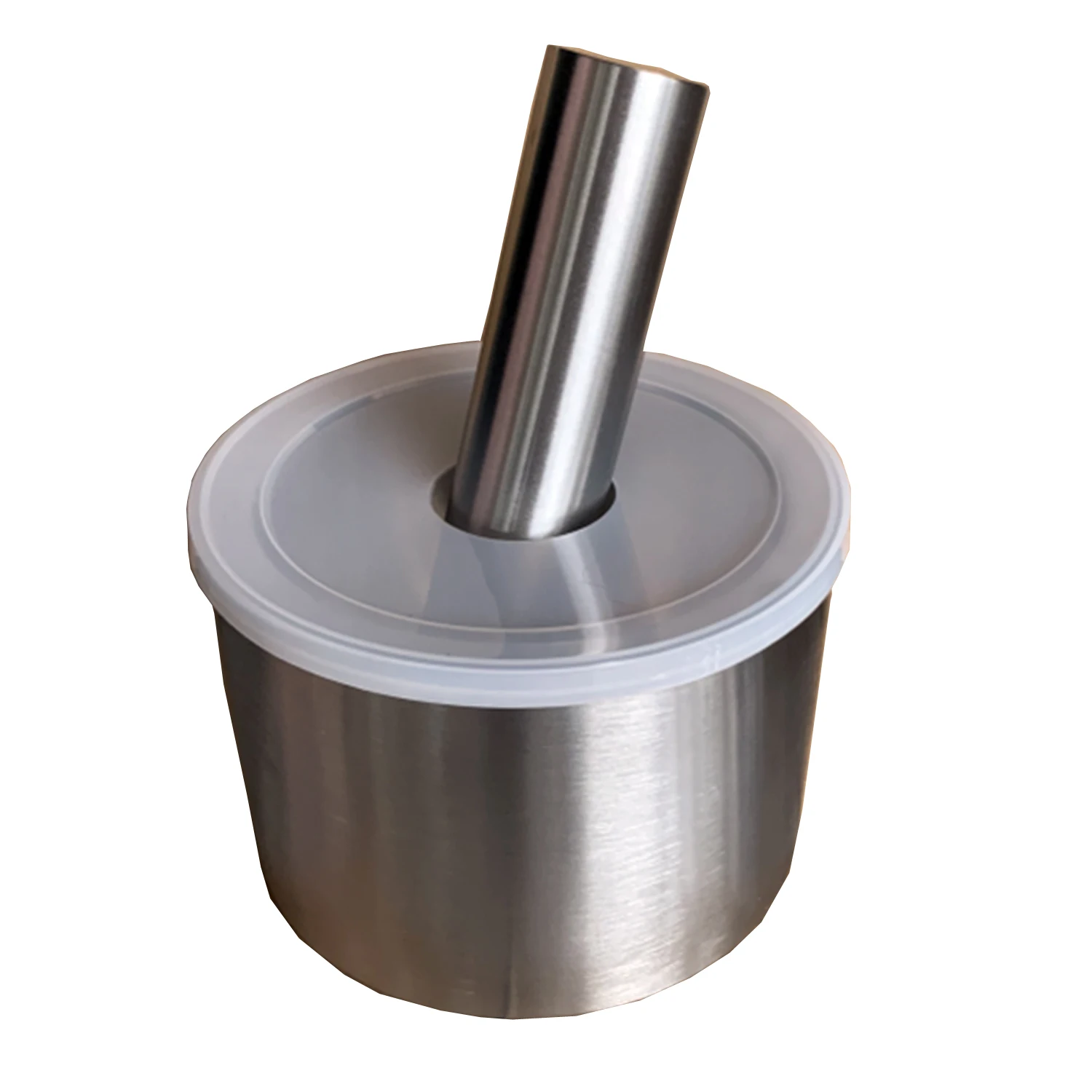 

Stainless Steel Mortar and Pestle Set with cover