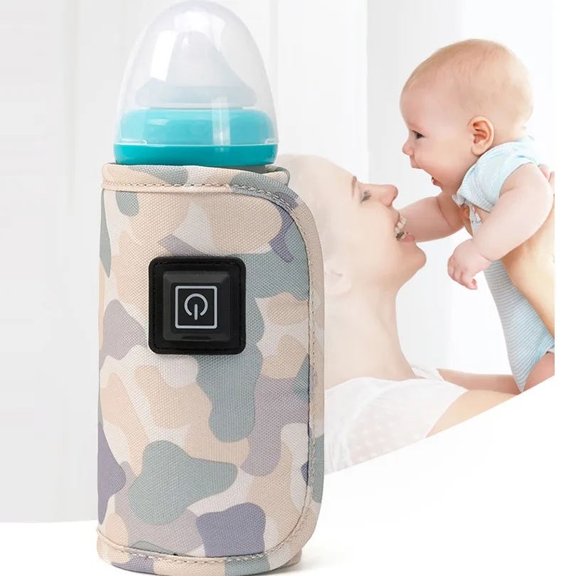 

Car smart water food heater new born kids portable set quick flush nursing insulation baby bottle usb milk warmer