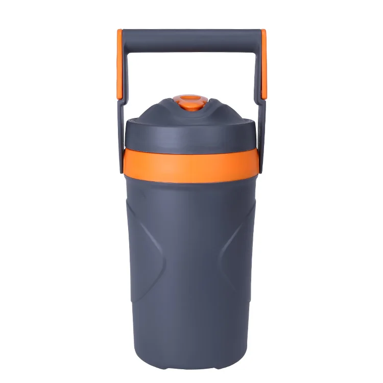 

GiNT 2L Promotional Portable Water Jug Coolers Fashion Design Outdoor Use Round Plastic Water Cooler Jugs with Hook, Customized color