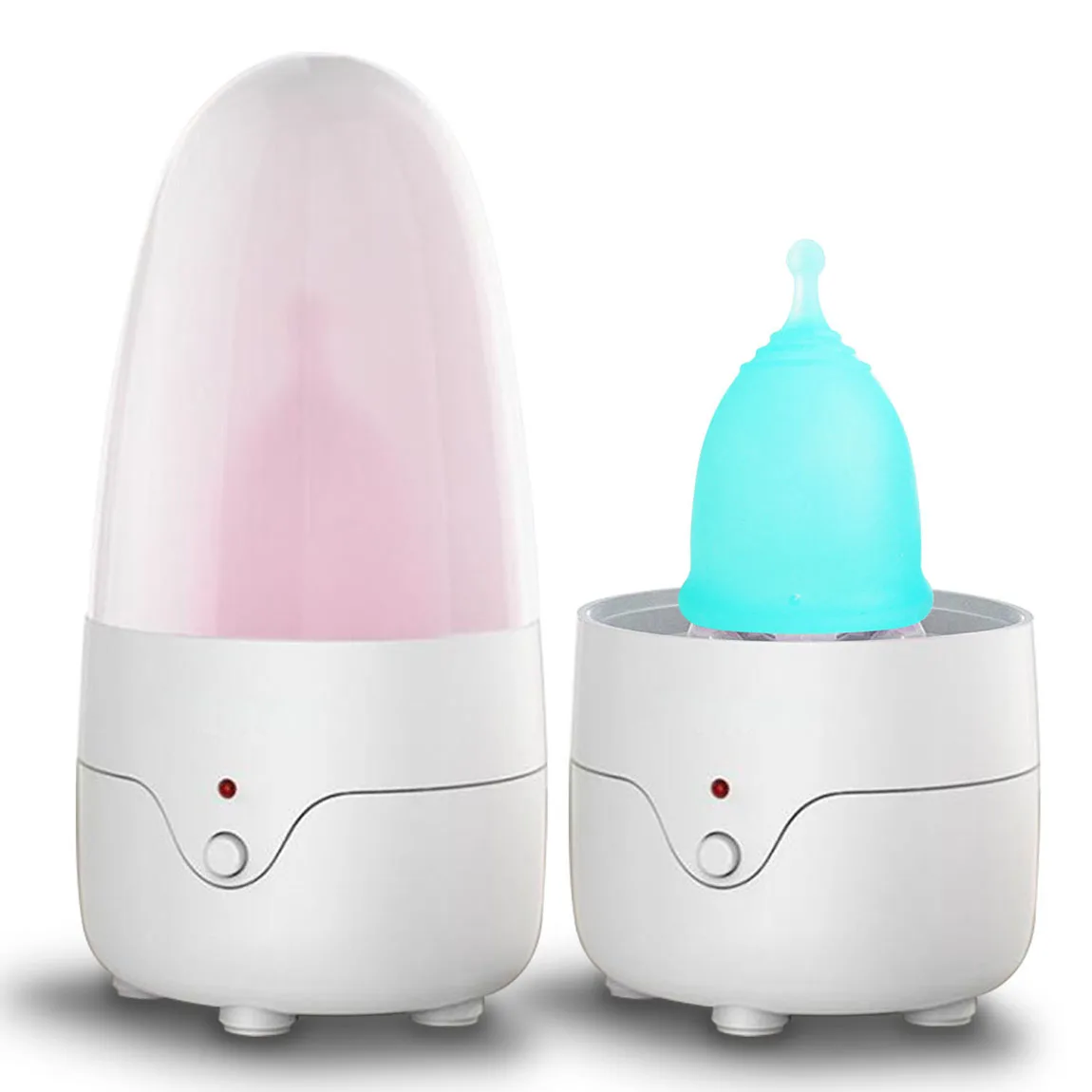 

Nature Fragrance Free Steamer for Sterilizing Menstrual Cup Kegel Balls Benwa Balls Personal Small Articles, White