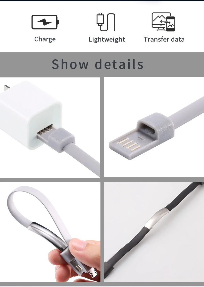 Wholesales 2020 NEW Product durable display mobile phone USB fast charging cable data line - ANKUX.COM