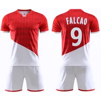 

National Team Monaco New Season Red And White Football Suit