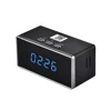 Factory wireless battery operated table clock 12mp camera 8 hous long recording time wifi hidden camera