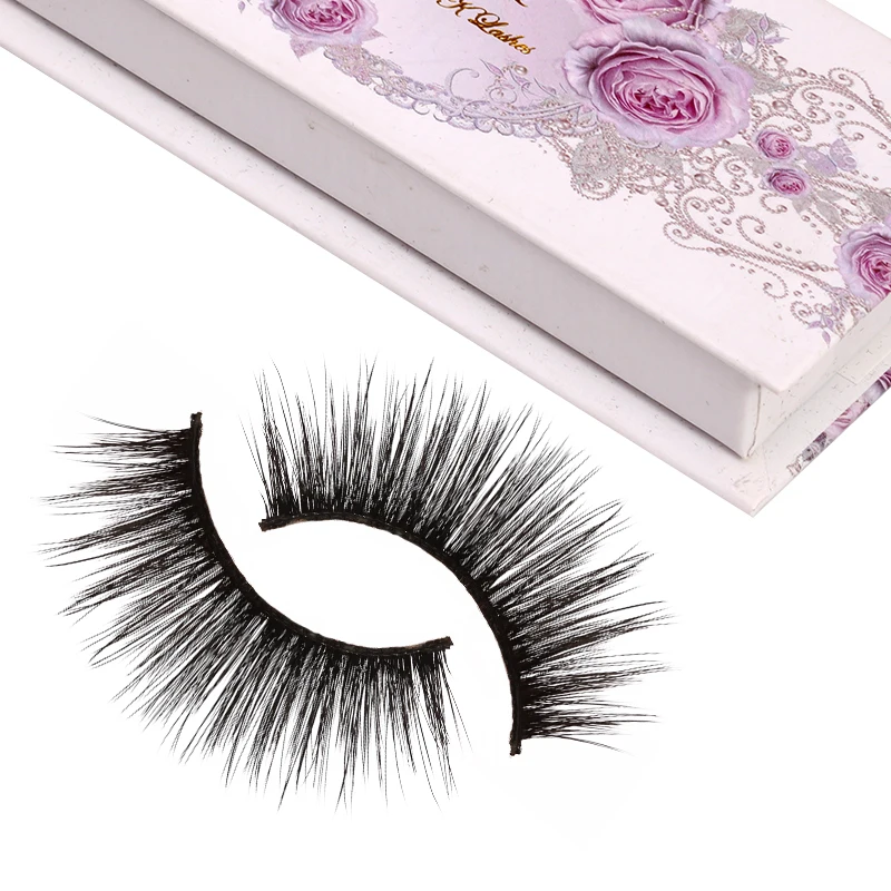 

Eyelash Storage Case Mirror Synthetic Lashes 3d Faux Mink Lash, Black