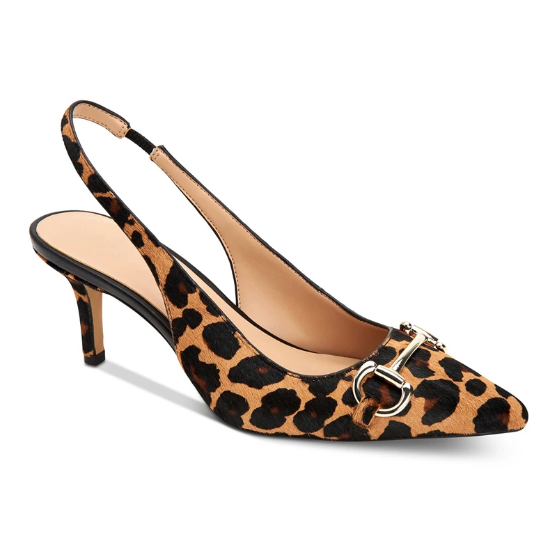 slingback leopard shoes