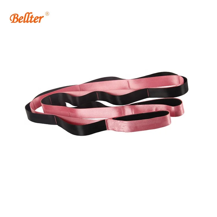 

Stretch-resistant Elastic Multi-loop Yoga Stretch Band, Green,pink,red
