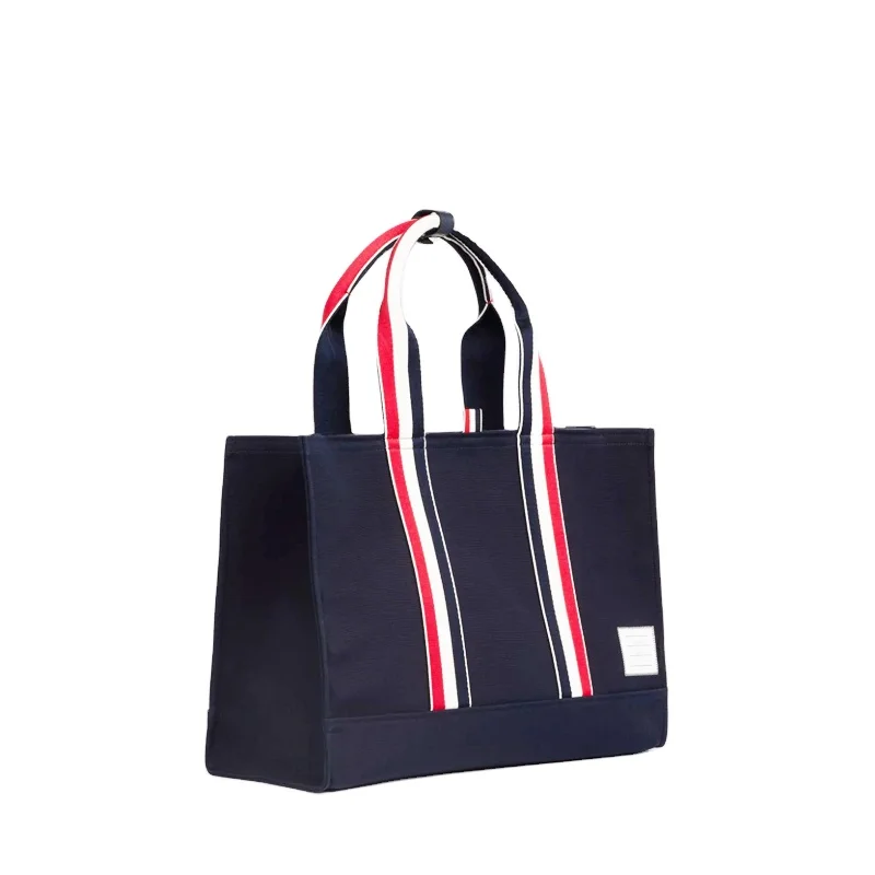 

Premium Quality Women Stylish Rwb Handle Canvas Tote Organic Cotton Bag, Customized