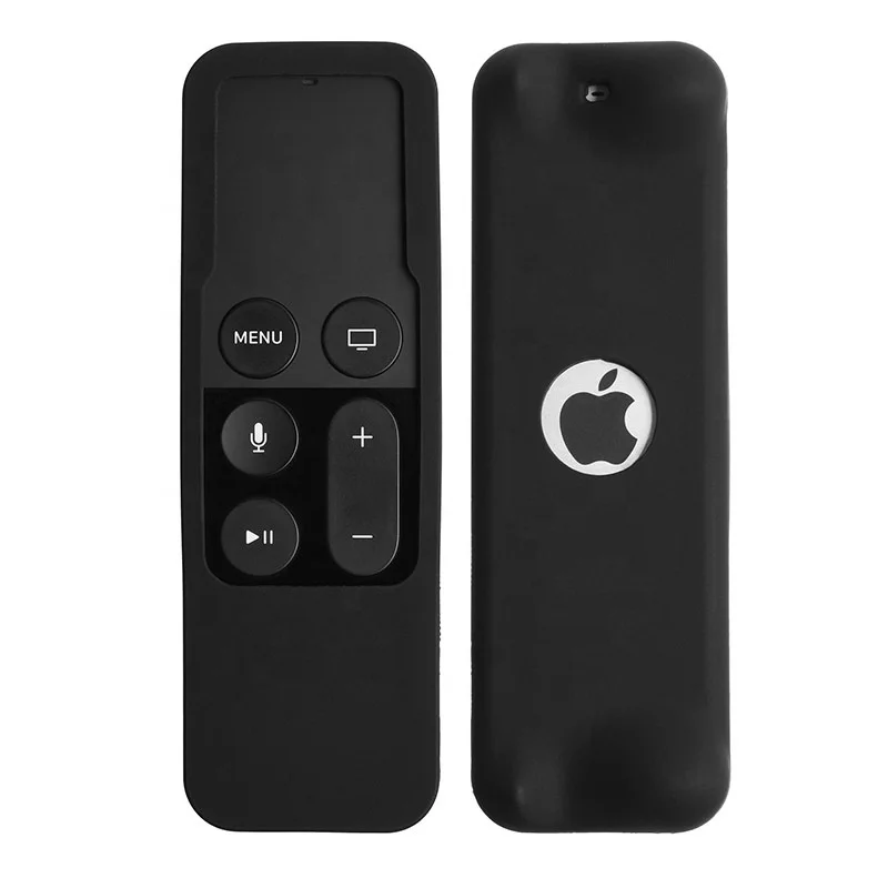 

Hot style ApplTV4 silicone case body-proof soft shell tv remote control