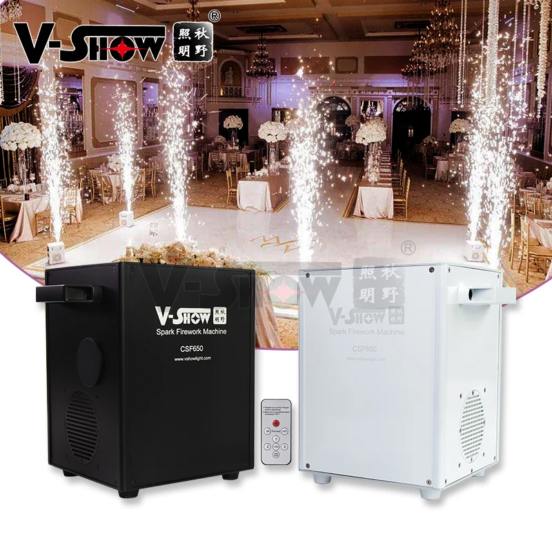 

2pcs with carton Wedding Performance Prop Mini 650w Spark Machine Bar Club Remote Control Electronic Spark Machine