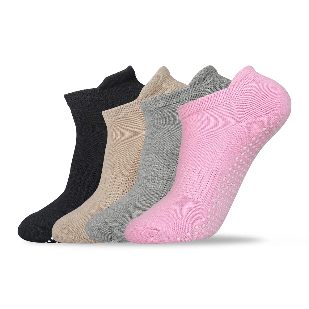 

High quality women dispensing soft warm cushion yoga socks, Custom color