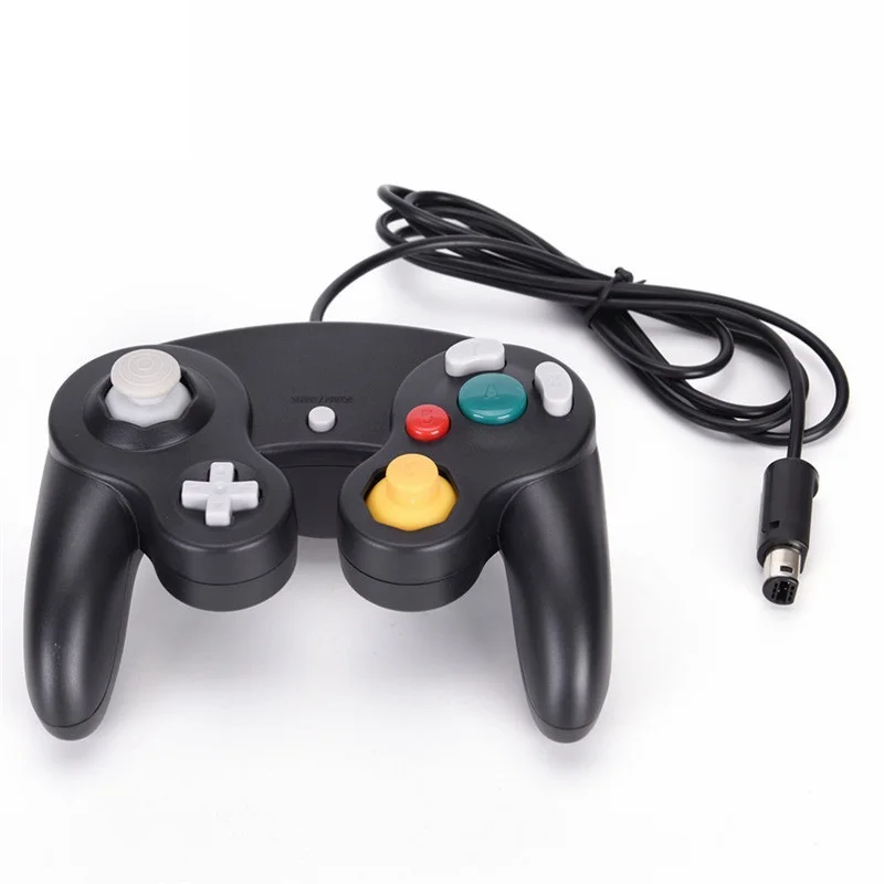 

Wired GameCube Joystick NGC Gaming Controller For Nintendo Console / Wii Game, Black/white/red/purple/pink/silver/orange