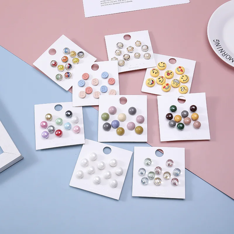 

Small size crystal rhinestone pearl enamel collar brooch pin children girls Christmas gifts cartoon jewelry brooch, Custom color