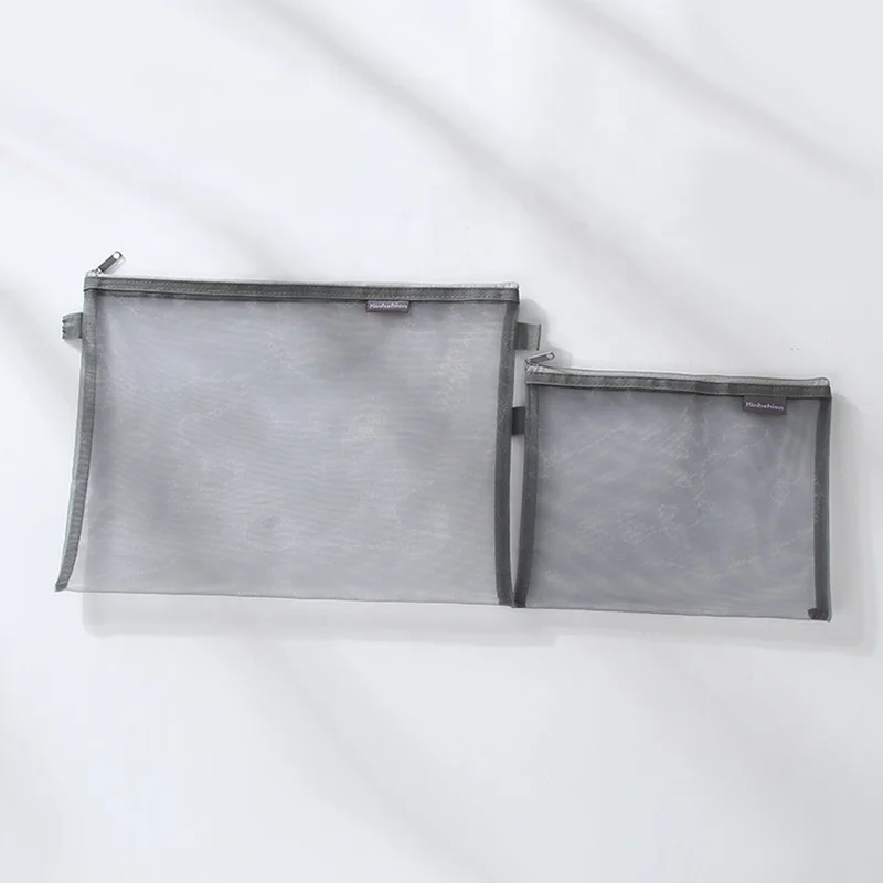 

Wholesale Custom Logo Nylon Fabric Makeup Case Gift Zipper Pouch Cosmetic Bag, Customized color