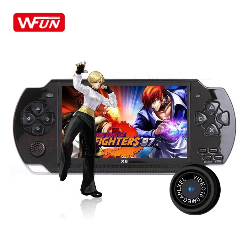 

Updated Portable X6 Real 8GB Handheld Game Players 32/64/128 Bit Games Console For PSP Games, Black;blue;white