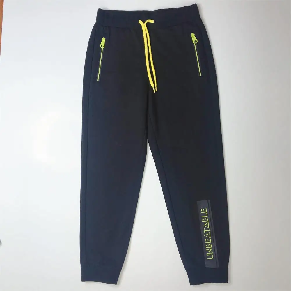 
2020 New Design Boys pants side pocket with zipper kids pants casual streetwear track pants for boys 