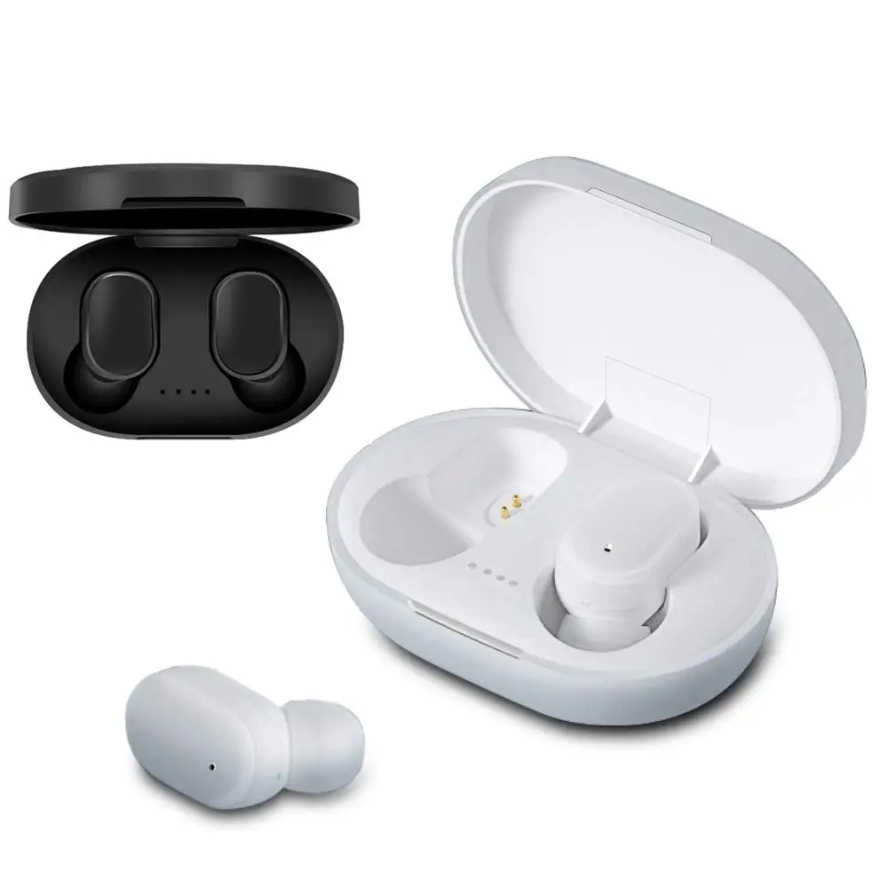 

Super Electronics Headsets A6S TWS BT Earphone PK Redmi Airdots Wireless BT 5.0 Airbuds Ear For Iphone Xiaomi PC