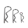High quality galvanized spring steel B type clip M2 split pin for fasten the bolt with hole
