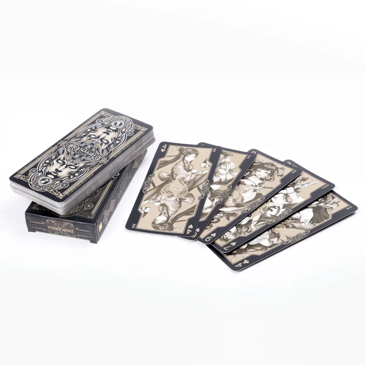 luxury wholesale custom printed chinese memory plastic poker playing cardfight vanguard card game for family