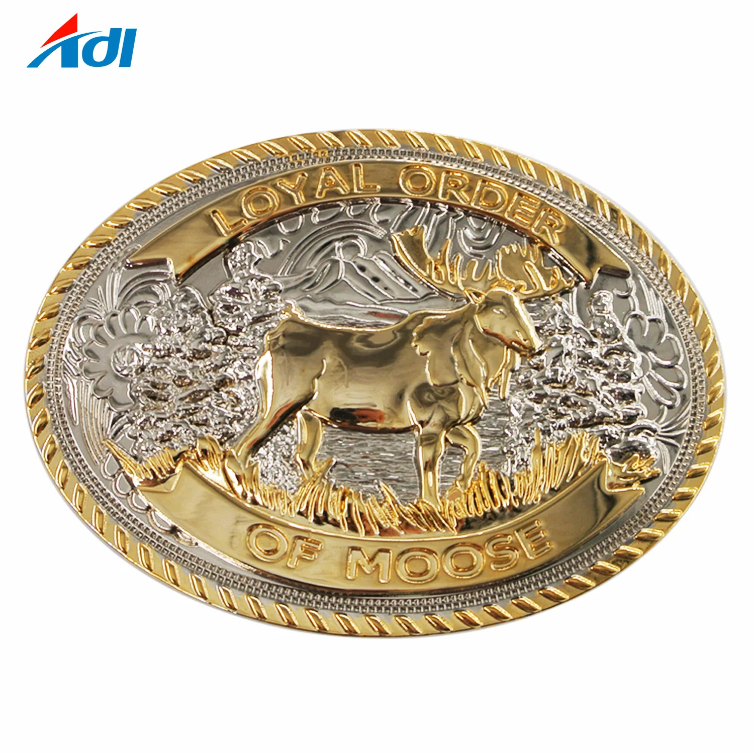 
High fashion design your own customised gold die cast 3d logo metal men belt buckle 