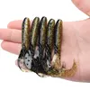 5pcs/box Paddle Tail Swimbait Soft Jerk Baits Fishing Lures, Curly Tail Plastic Soft Lure Fishing Gear