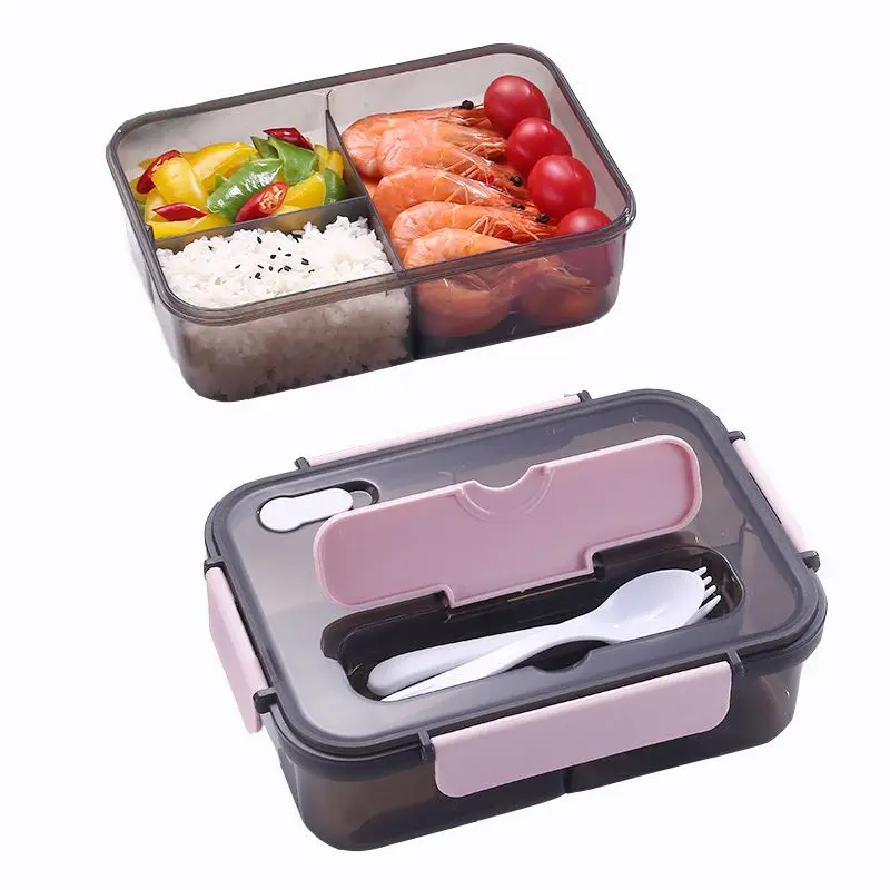

custom round bento-style kids lunch box new flask lunch box 1500 2 compartments stainless steel lunch box sell hiking, Pink/blue/beige
